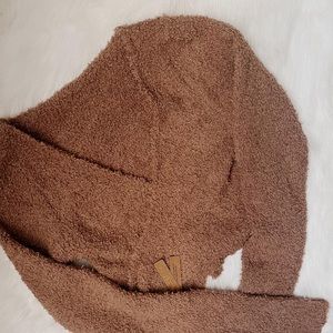 Skims Cozy Knit Wrap Top